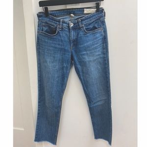 Rag & Bone Jeans Dre Low Rise Slim Boyfriend 26